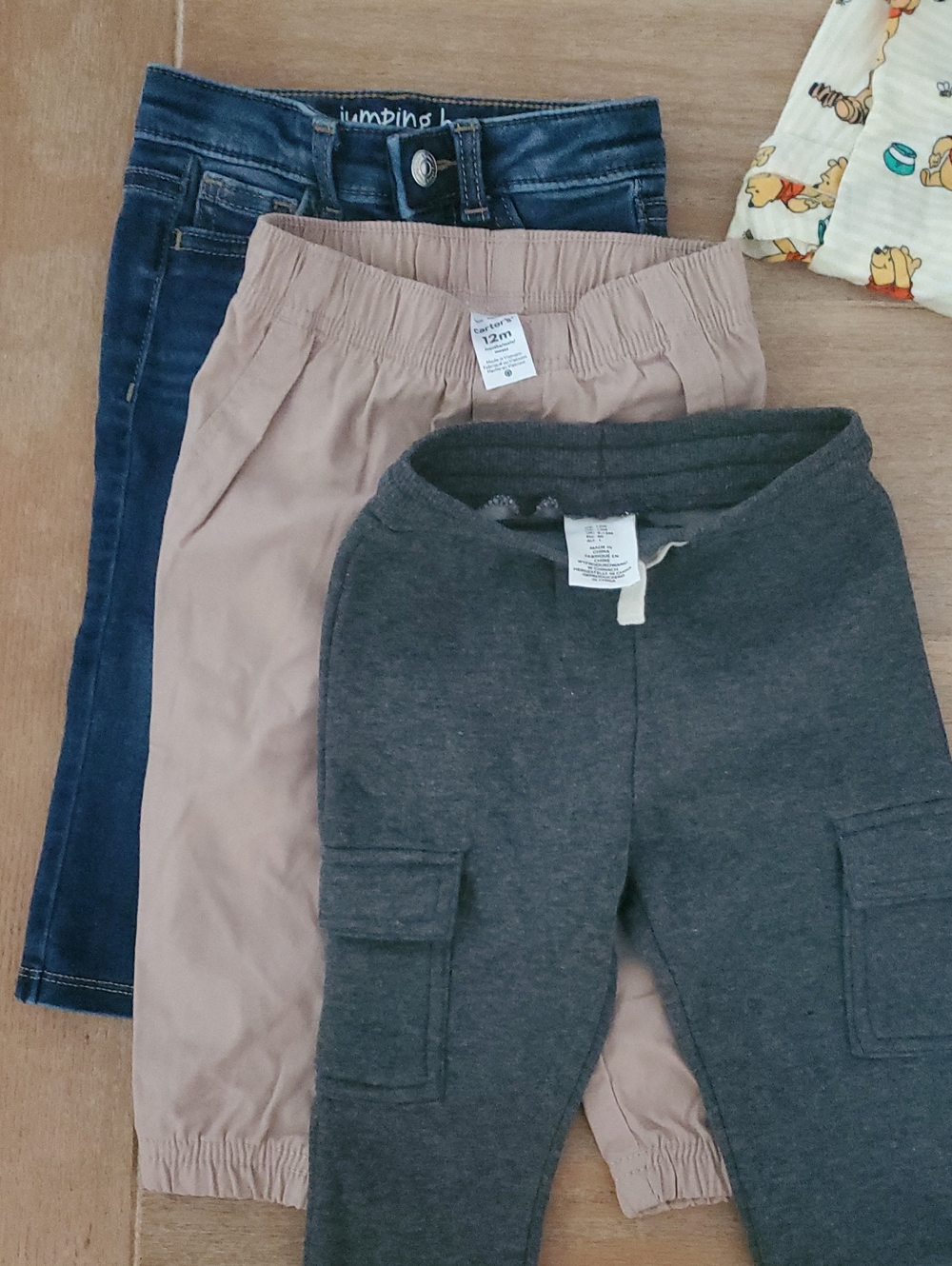 Carter's Charcoal Gray Cargo Joggers for Kids